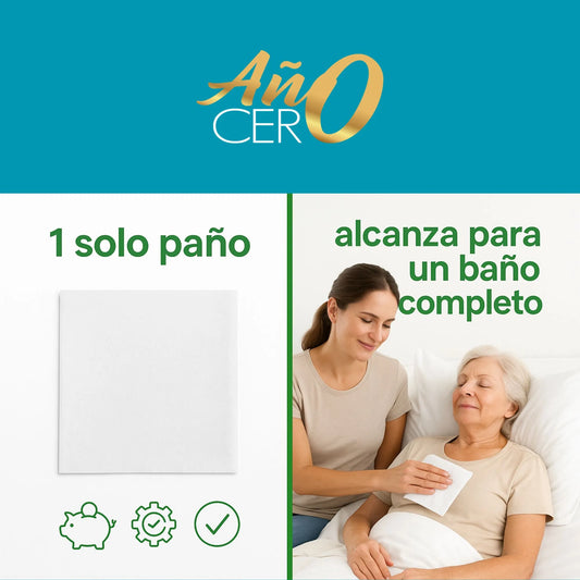 En Seco Te Bañas – Paños jabonosos para higiene fácil con poca agua (10 piezas)