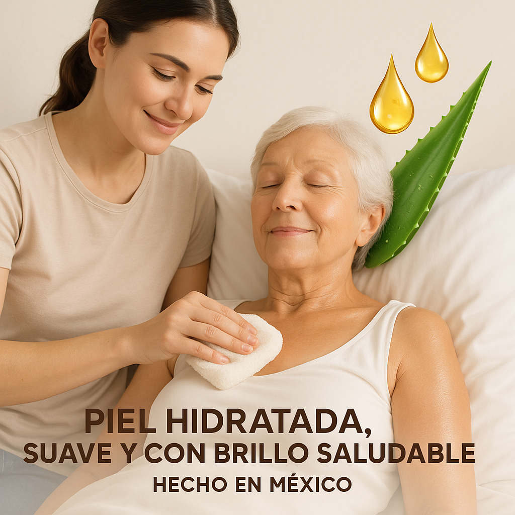 Paños Jabonosos Desechables – Baño en Seco Sin Enjuague | Cuidado Digno para Personas en Cama o con Movilidad Reducida | Cero irritante | 10 Piezas | Año Cero
