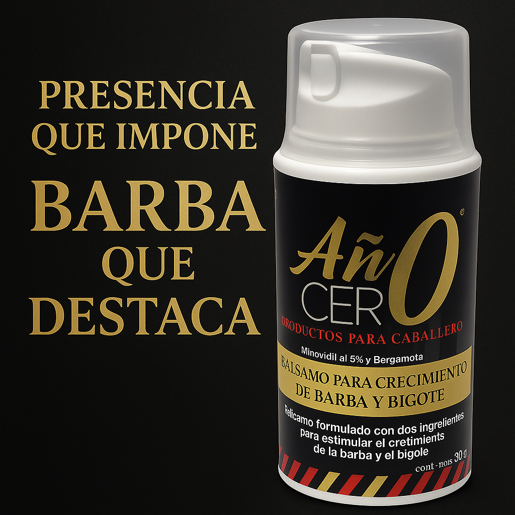 Haz que tu barba hable por ti – Bálsamo con Minoxidil y Bergamota 90 gr