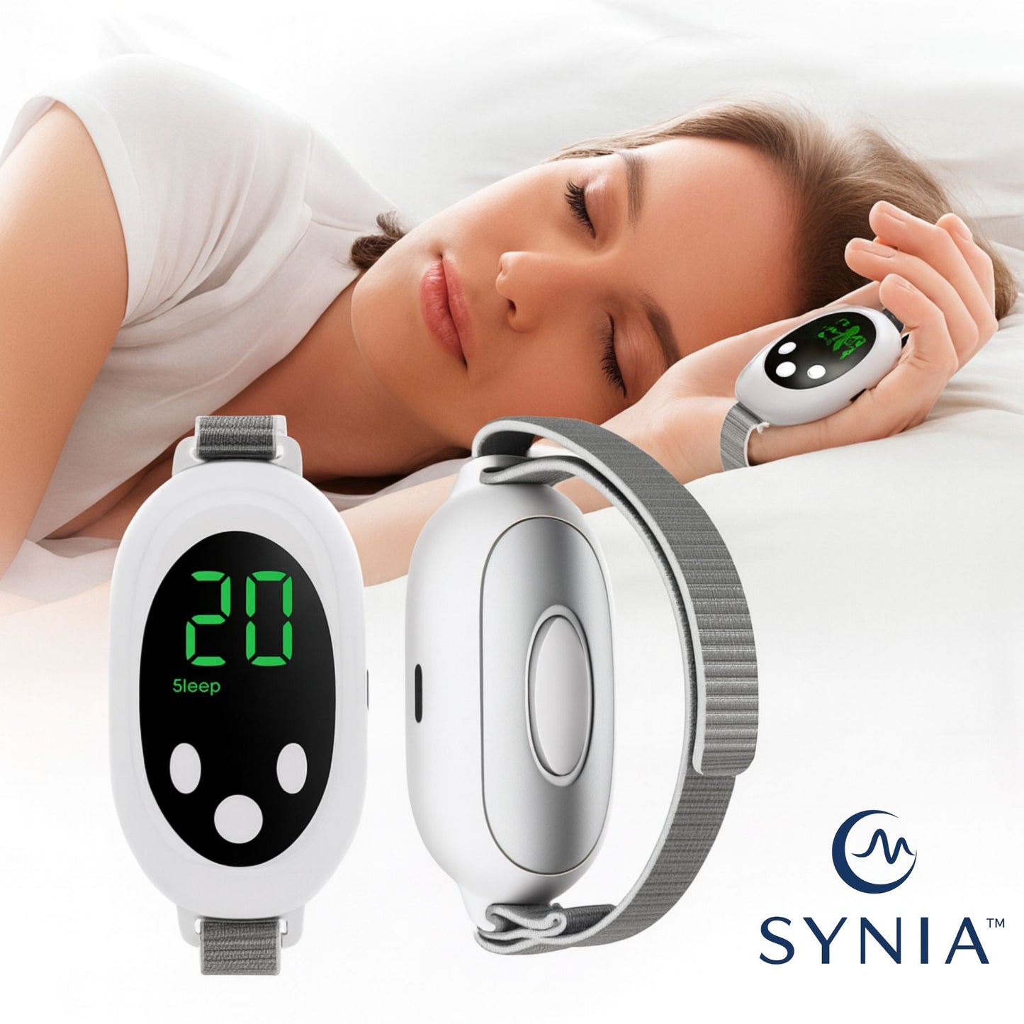 Dispositivo SYNIA NeuroBalance para dormir mejor con tecnología EMS