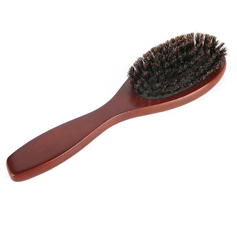 Cepillo Antiestático de Cerdas de Jabalí – Brillo Natural para Tu Cabello