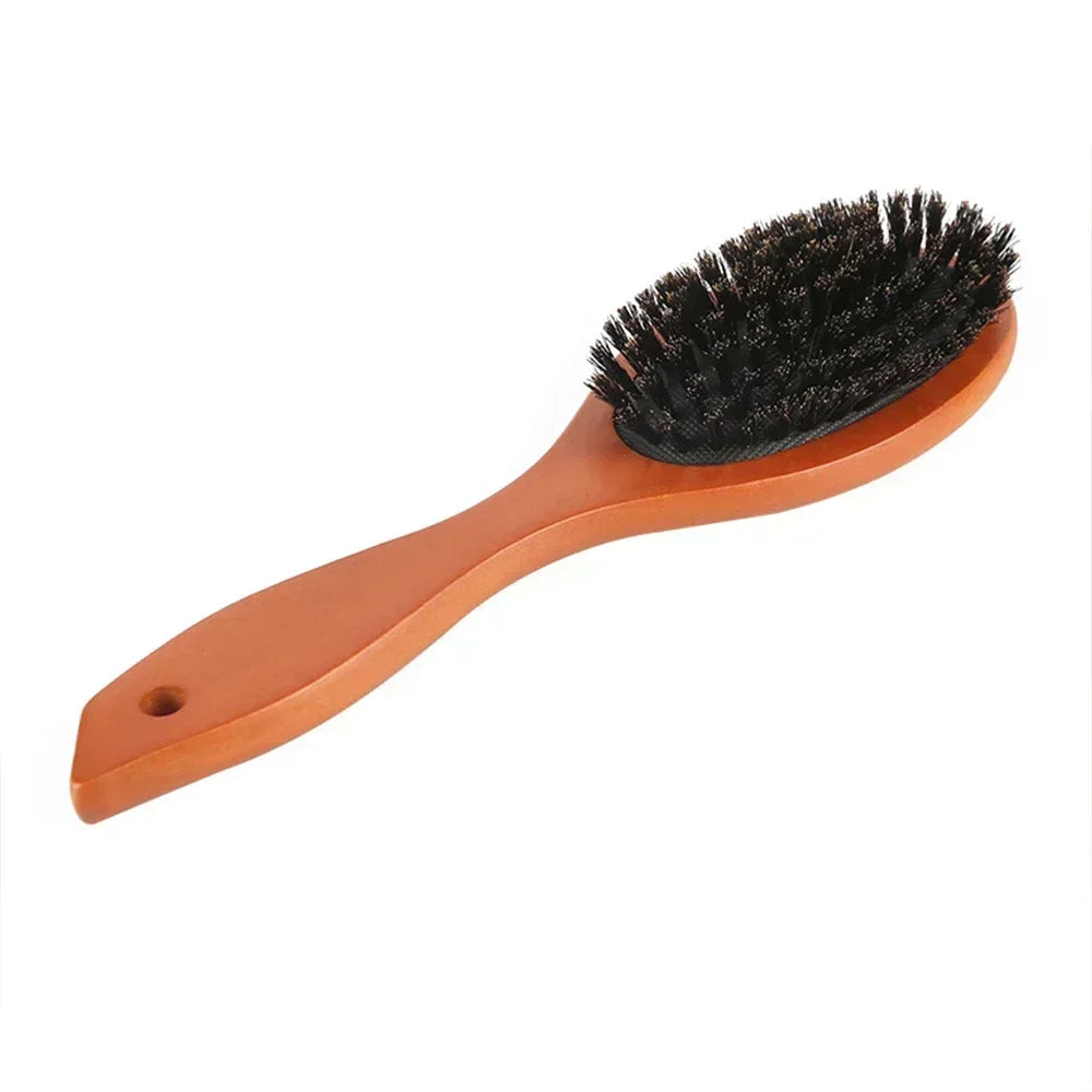 Cepillo Antiestático de Cerdas de Jabalí – Brillo Natural para Tu Cabello