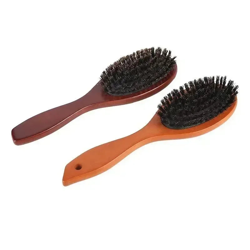 Cepillo Antiestático de Cerdas de Jabalí – Brillo Natural para Tu Cabello