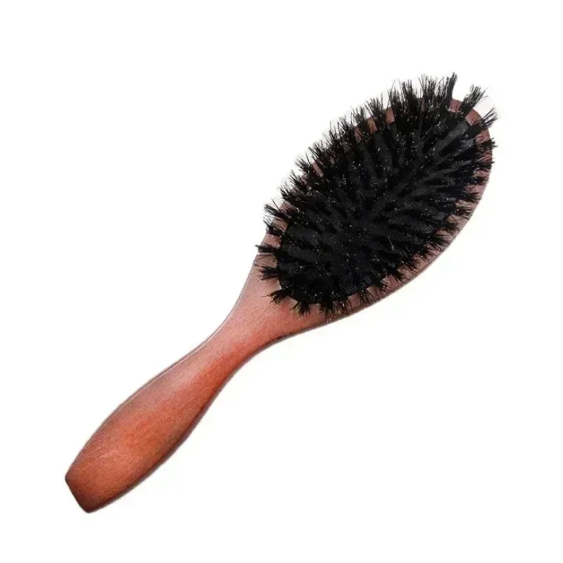 Cepillo Antiestático de Cerdas de Jabalí – Brillo Natural para Tu Cabello