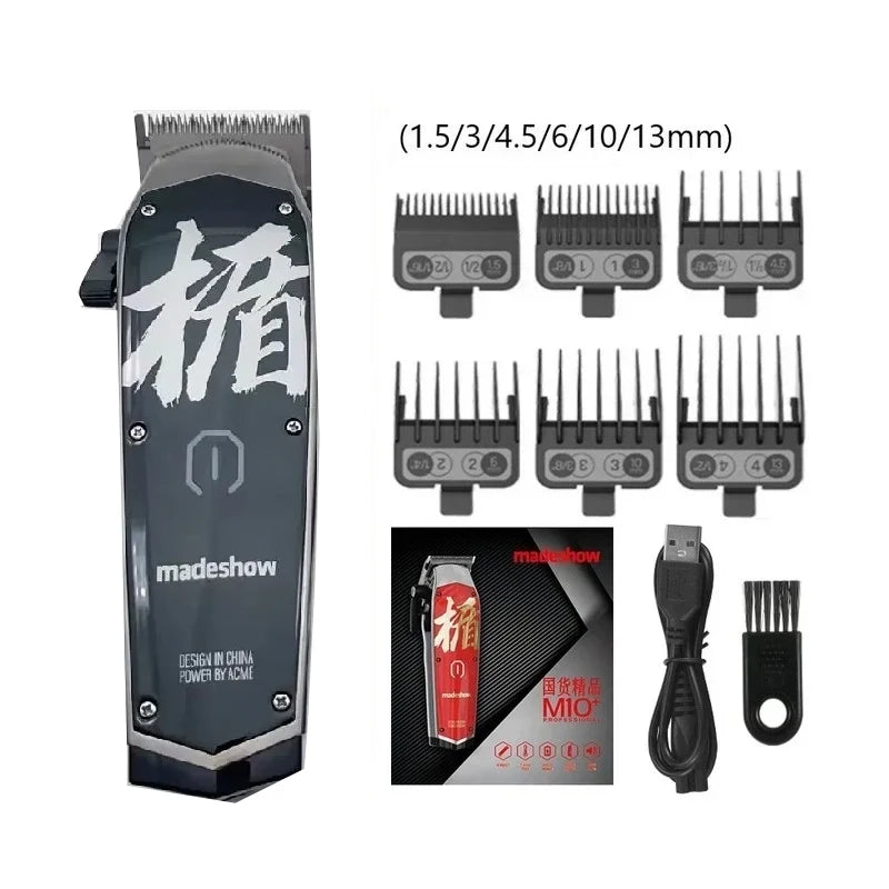 Corte de Nivel Barbería en Casa – Madeshow M10+ Profesional Inalámbrico