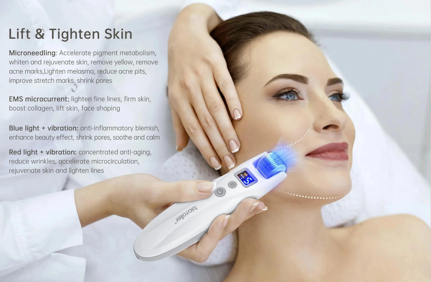 Reactiva tu Piel y Barba – Derma Roller Profesional Dr. Pen G5 de Titanio