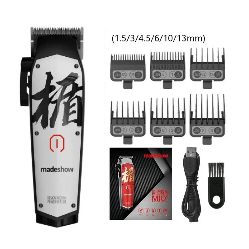 Corte de Nivel Barbería en Casa – Madeshow M10+ Profesional Inalámbrico