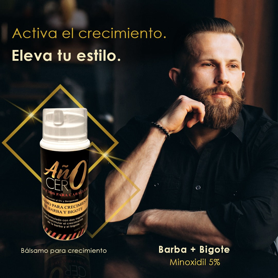 Haz que tu barba hable por ti – Bálsamo con Minoxidil y Bergamota 90 gr