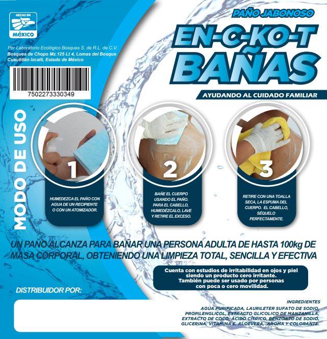 Paños Jabonosos Desechables – Baño en Seco Sin Enjuague | Cuidado Digno para Personas en Cama o con Movilidad Reducida | Cero irritante | 10 Piezas | Año Cero