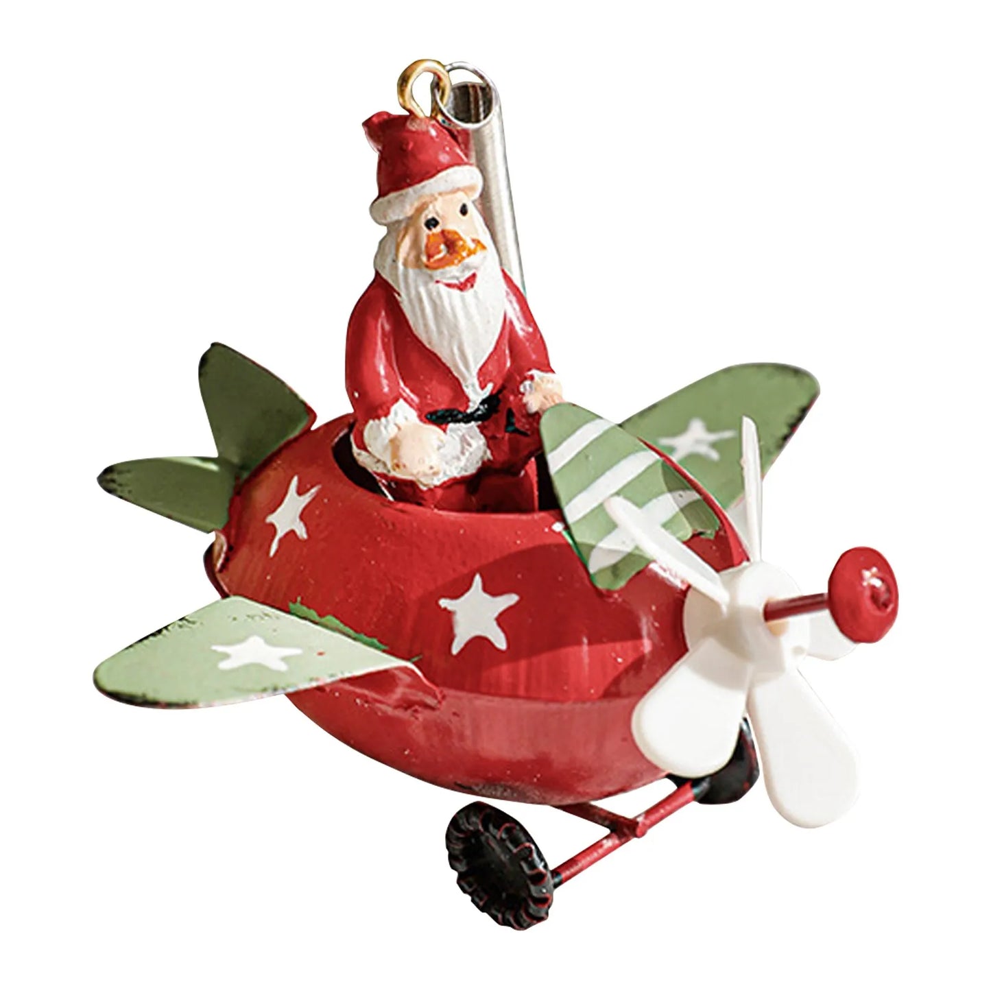 Iron Christmas Creative Pendant Santa Claus Elk Airplane Christmas