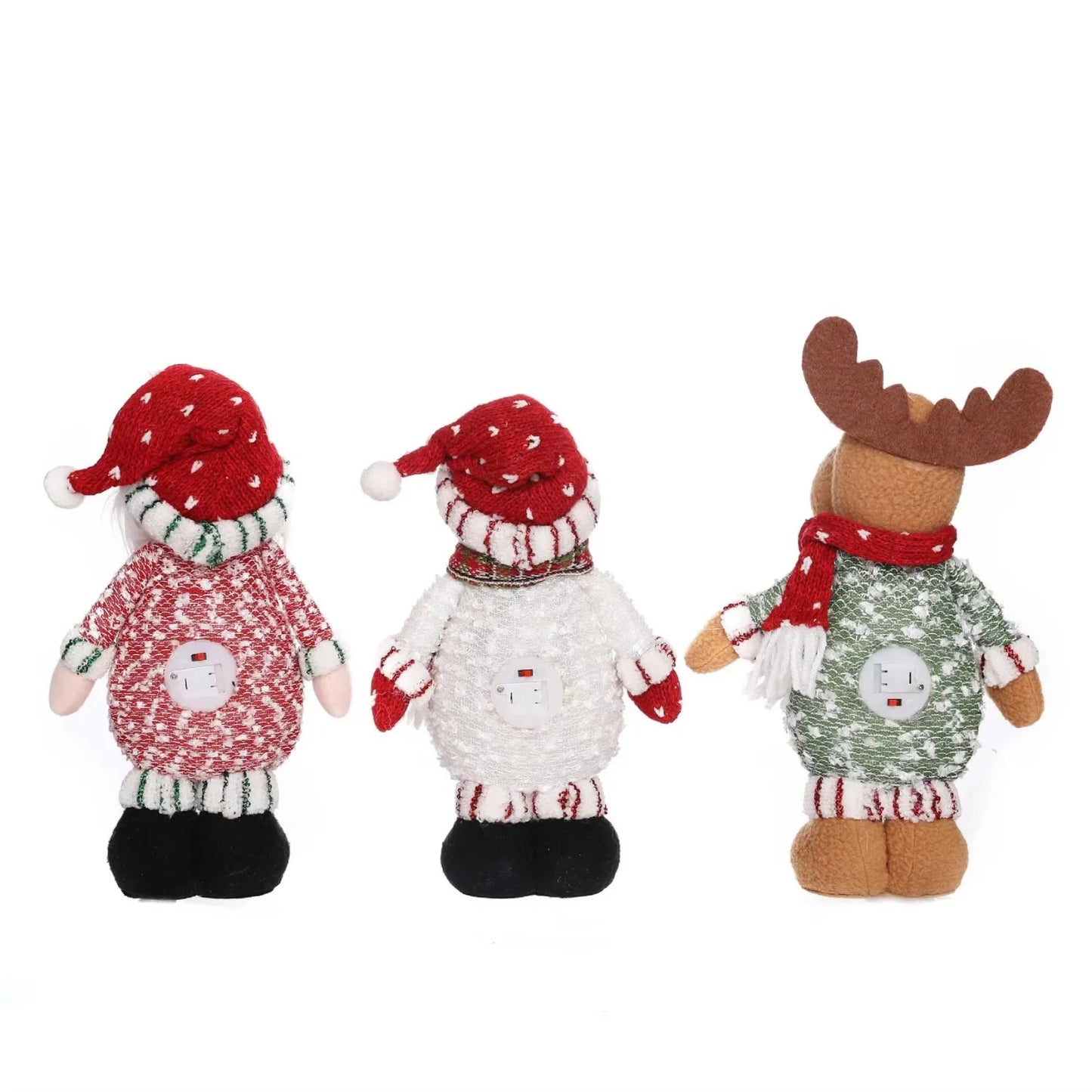 LED Light Santa Claus Snowman Elk Long Legs Xmas Tree Hanging Kids Toy For New Year Gift Christmas Ornaments