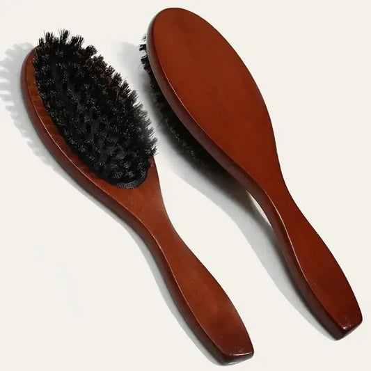 Cepillo Antiestático de Cerdas de Jabalí – Brillo Natural para Tu Cabello