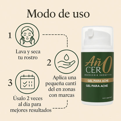 Gel para Acné Año Cero – Ingeniería Cosmética