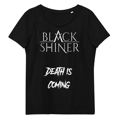 Black shiner Women's fitted eco tee